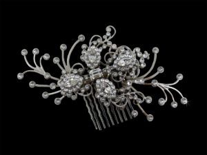 Penelope Diamante Hair Comb Headpiece from Vinka Design Wedding Accessories