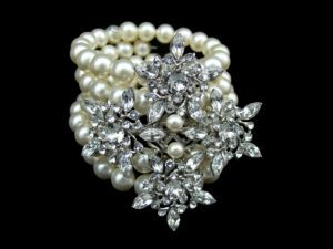 Marjorie Pearl Bracelet from Vinka Design Bridal Accessories