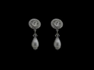 Rhea Pearl Drop Earrings from Vinka Design Bridal Accessories