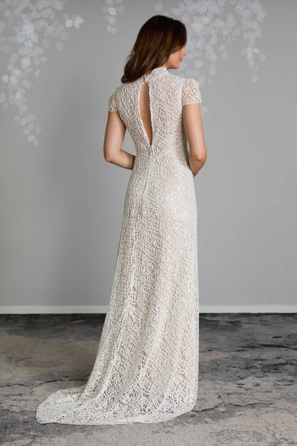 Ghada Beaded Lace Gown 3